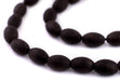 Vintage-Style Oval Olive Wood Beads from Bethlehem (12x8mm) - The Bead Chest