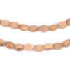 Oval Olive Wood Beads from Bethlehem (8x6mm)