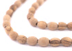 Oval Olive Wood Beads from Bethlehem (8x6mm) - The Bead Chest