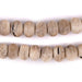 Round Rustic Grey Bone Beads (12mm) - The Bead Chest