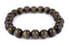 Olive Green Wood Bracelet (10mm)