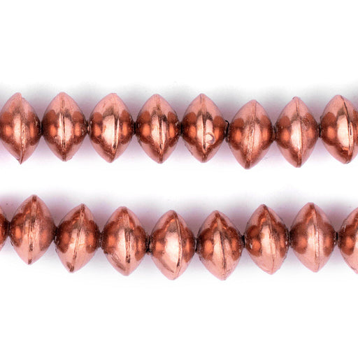Ethiopian Copper Saucer Beads (12mm) - The Bead Chest