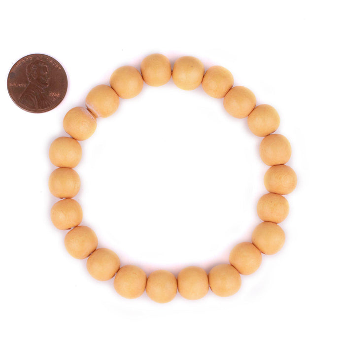 Yellow Wood Bracelet (10mm) - The Bead Chest
