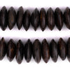 Dark Brown Kenya Bone Beads (Saucer)
