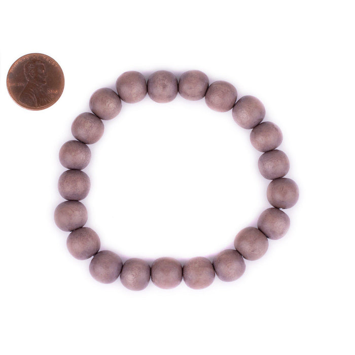 Brown Wood Bracelet (10mm) - The Bead Chest