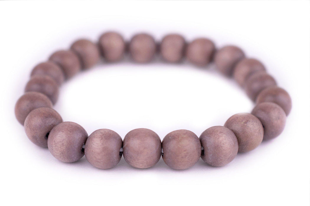 Brown Wood Bracelet (10mm) - The Bead Chest
