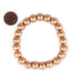 Gold Wood Bracelet (10mm) - The Bead Chest