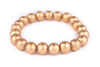 Gold Wood Bracelet (10mm)