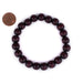 Dark Brown Wood Bracelet (10mm) - The Bead Chest