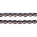 Smooth Oval Midnight Black Spacer Beads (8x6mm) - The Bead Chest