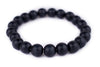 Charcoal Black Wood Bracelet (10mm)