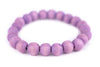 Purple Wood Bracelet (10mm)