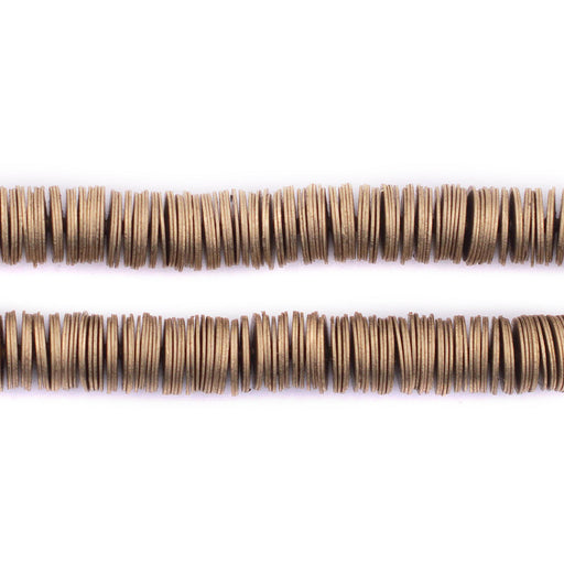 Brass Flat Disk Heishi Beads (8mm)