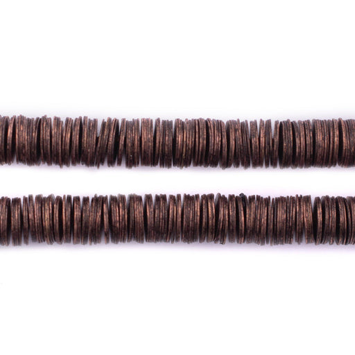 Copper Flat Disk Heishi Beads (8mm)