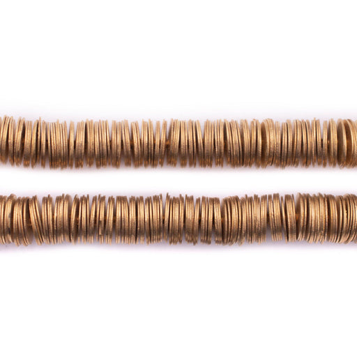 Gold Flat Disk Heishi Beads (8mm)