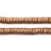 Gold Flat Disk Heishi Beads (8mm)