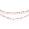 Matte Round White Calcatta-Style Stone Beads (4mm)