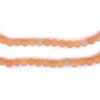Matte Round Orange Aventurine Beads (4mm)