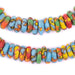 Safari Fused Rondelle Recycled Glass Beads (11mm) - The Bead Chest