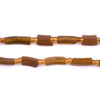 Amber Roman Glass Bangle Beads