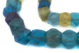 Mixed Aqua Vaseline Cube Beads - The Bead Chest