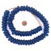 Jumbo Dark Aqua Rondelle Recycled Glass Beads (20mm) - The Bead Chest