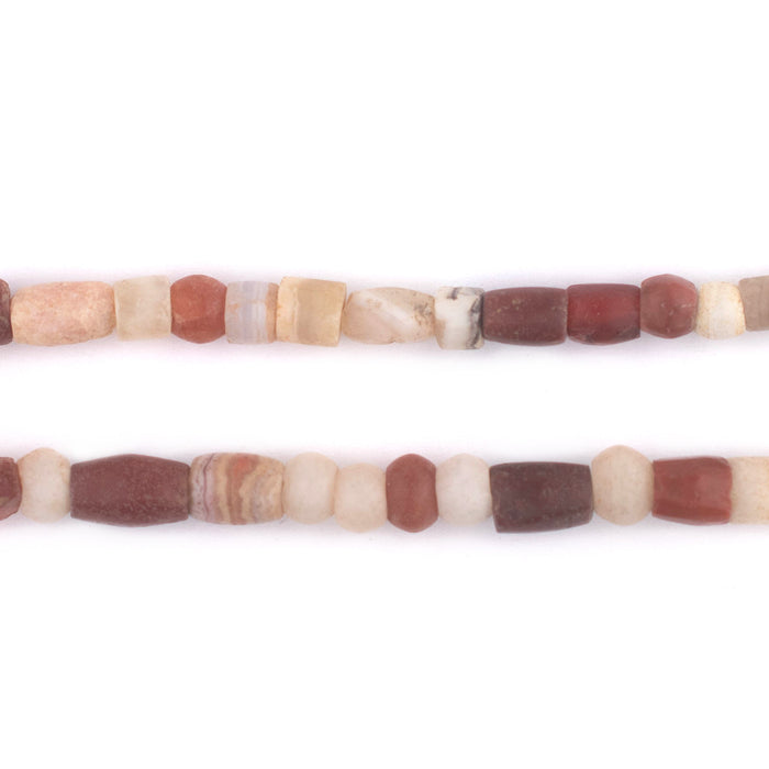 Ancient Mali Carnelian Stone Beads (3-7mm) - The Bead Chest