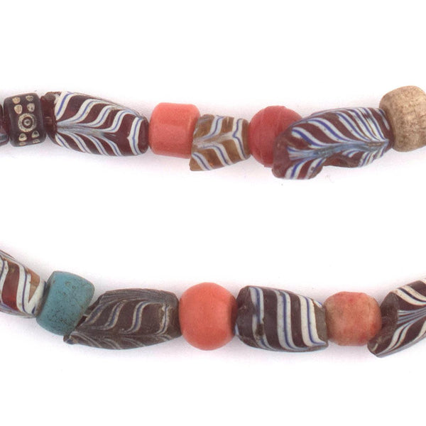 Mixed Antique Feather Beads — The Bead Chest