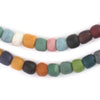 Mixed Opaque Recycled Glass Beads (9mm)