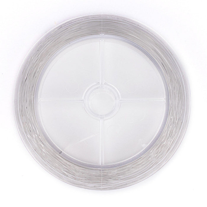 0.8mm Clear Elastic Cord (45 meters) - The Bead Chest