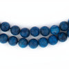 Matte Round Lapis Lazuli Beads (8mm)