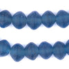 Light Blue Ancient Style Bicone Java Glass Beads (15mm)