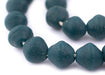 Teal Ancient Style Bicone Java Glass Beads (15mm) - The Bead Chest