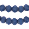 Blue Ancient Style Bicone Java Glass Beads (15mm)