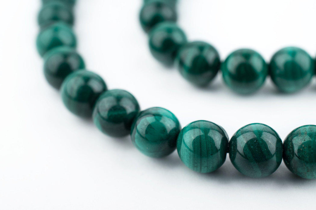 Round Malachite Beads (6mm) - The Bead Chest