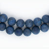 Matte Round Lapis Lazuli Beads (10mm)
