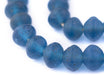 Light Blue Ancient Style Bicone Java Glass Beads (15mm) - The Bead Chest