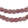 Deep Red Ancient Style Java Glass Beads (9mm)