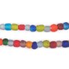 Multicolor Recycled Glass Beads (7mm)