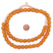 Light Orange Recycled Glass Beads (11mm) - The Bead Chest