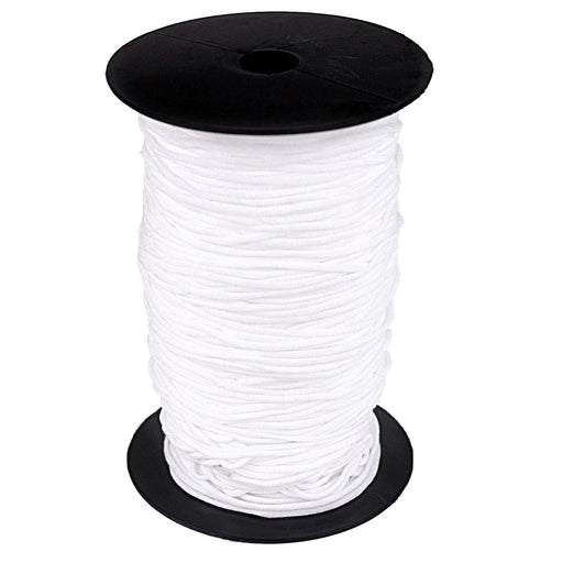 Round Nylon Elastic Cord for Crafts & Mask Making (600ft) - The Bead Chest