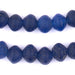 Cobalt Blue Ancient Style Bicone Java Glass Beads (15mm) - The Bead Chest