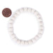 White Wood Bracelet (8mm) - The Bead Chest