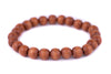 Light Brown Wood Bracelet (8mm)
