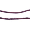 Garnet Purple Ghana Glass Seed Beads (3mm)