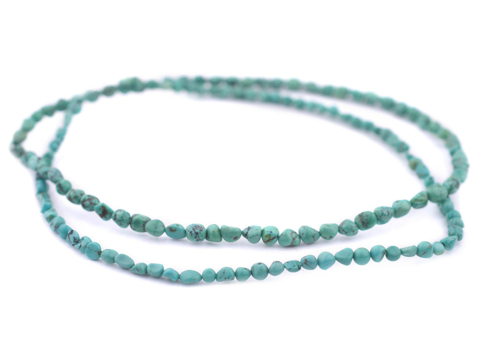 Authentic Turquoise Nugget Beads (4-5mm) - The Bead Chest