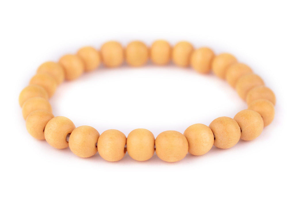 Yellow Wood Bracelet (8mm) - The Bead Chest