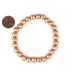 Gold Wood Bracelet (8mm) - The Bead Chest