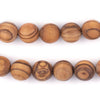 Round Olive Wood Beads from Bethlehem (12mm)