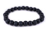 Charcoal Black Wood Bracelet (8mm)